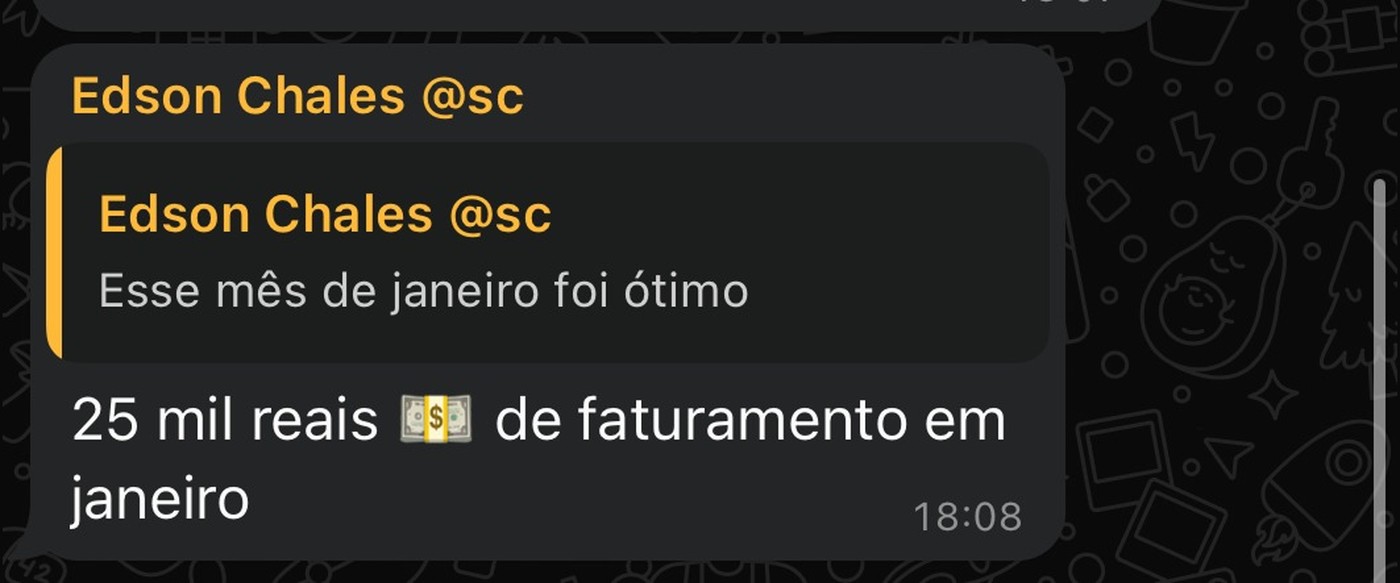 Prova social de resultado de cliente 6